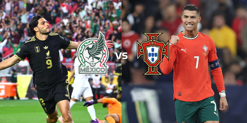 México vs Portugal en el Estadio Azteca